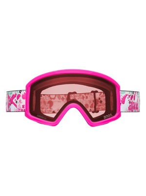 Product image of Anon Tracker 2.0 Goggles + MFI® Face Mask[Variant:Frame: Unicorns, Lens: Pink Amber (50% / S1)]