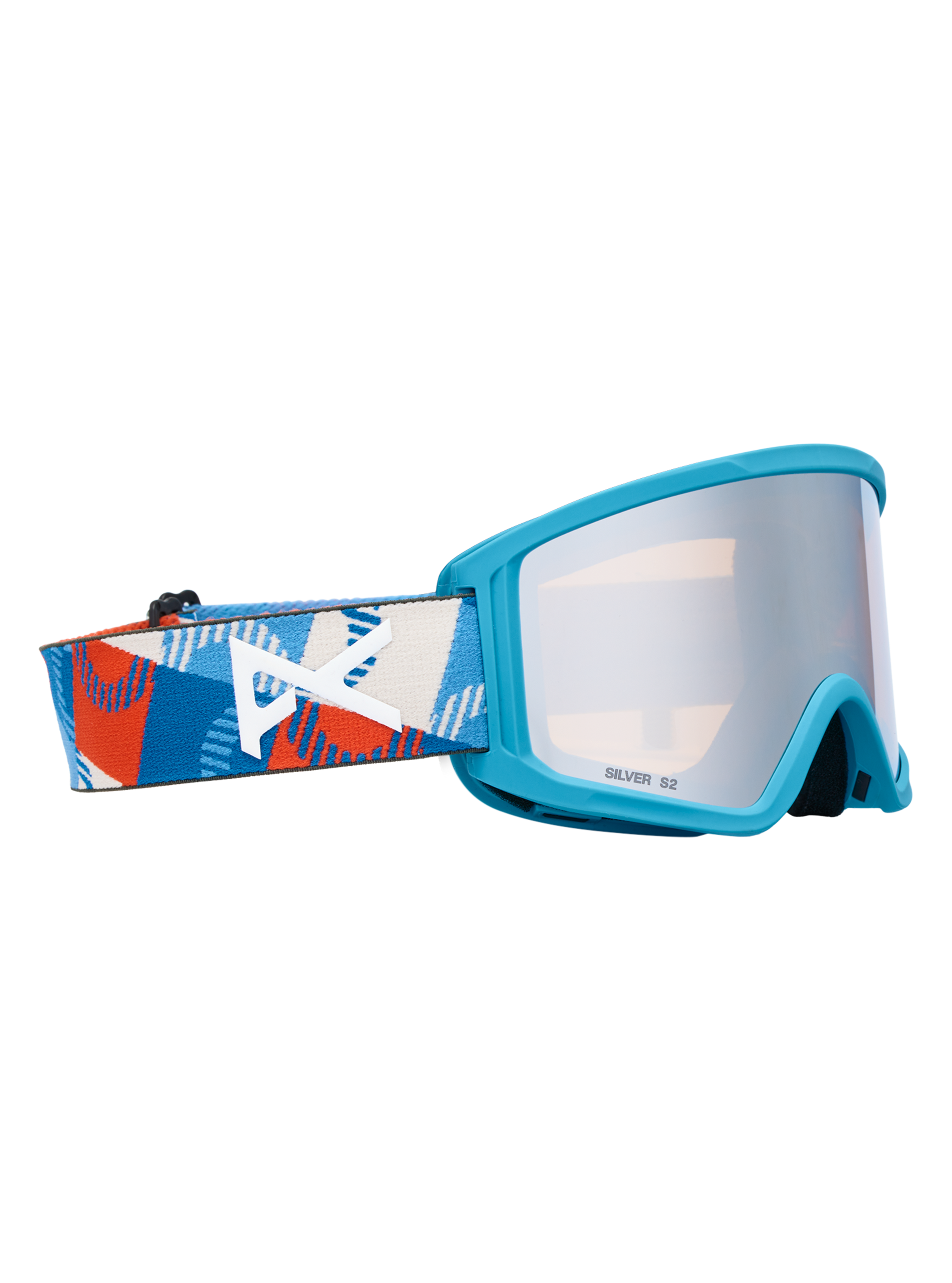 Product image of Anon Tracker 2.0 Goggles + MFI® Face Mask[Variant:Frame: Patchwork, Lens: Silver Amber (23% / S2)]