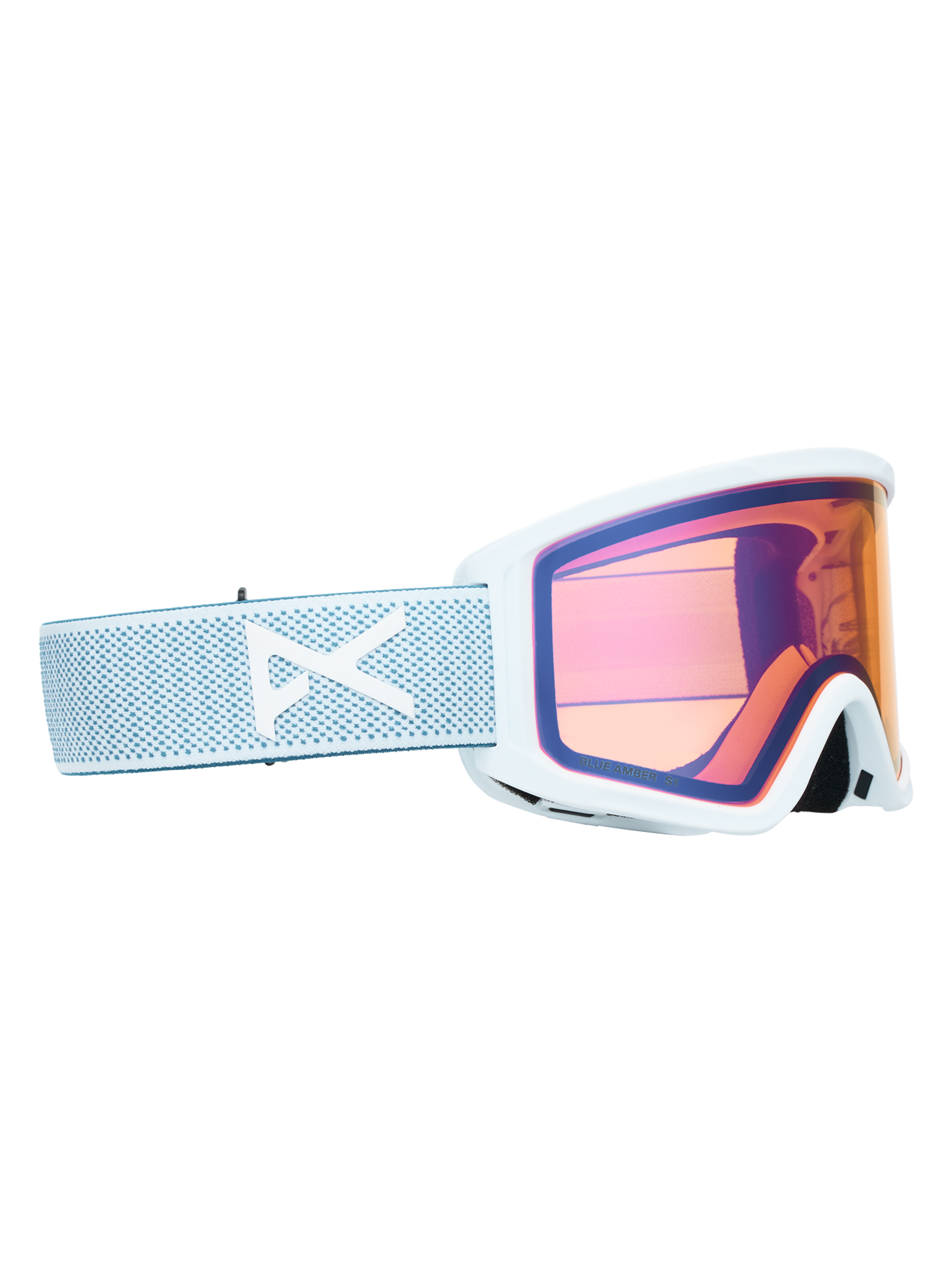 Product image of Anon Tracker 2.0 Goggles + MFI® Face Mask[Variant:Frame: Mountain Party, Lens: Blue Amber (50% / S1)]