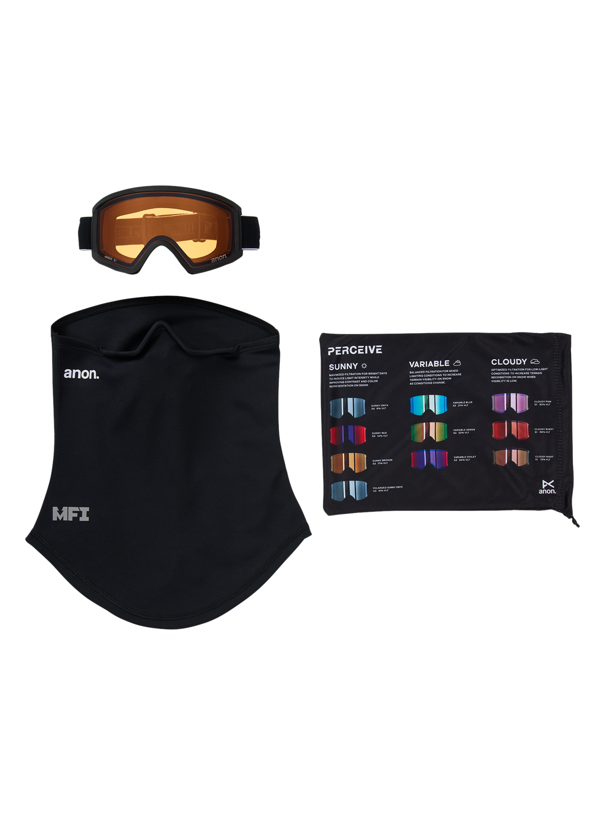 Anon Tracker 2.0 Goggles + MFI® Face Mask