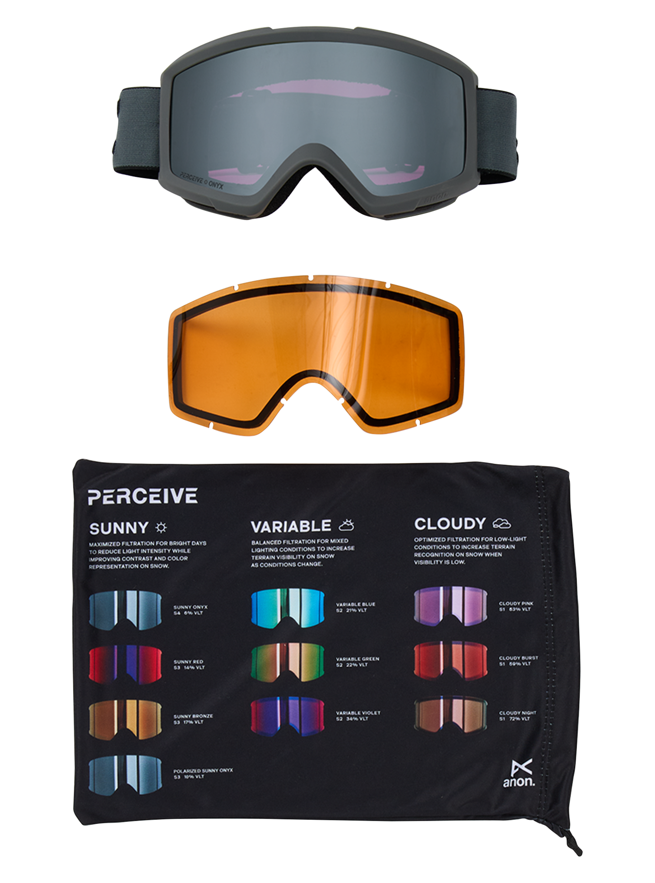 Anon Helix 2.0 Goggles + Bonus Lens | Goggle Packages | Anon