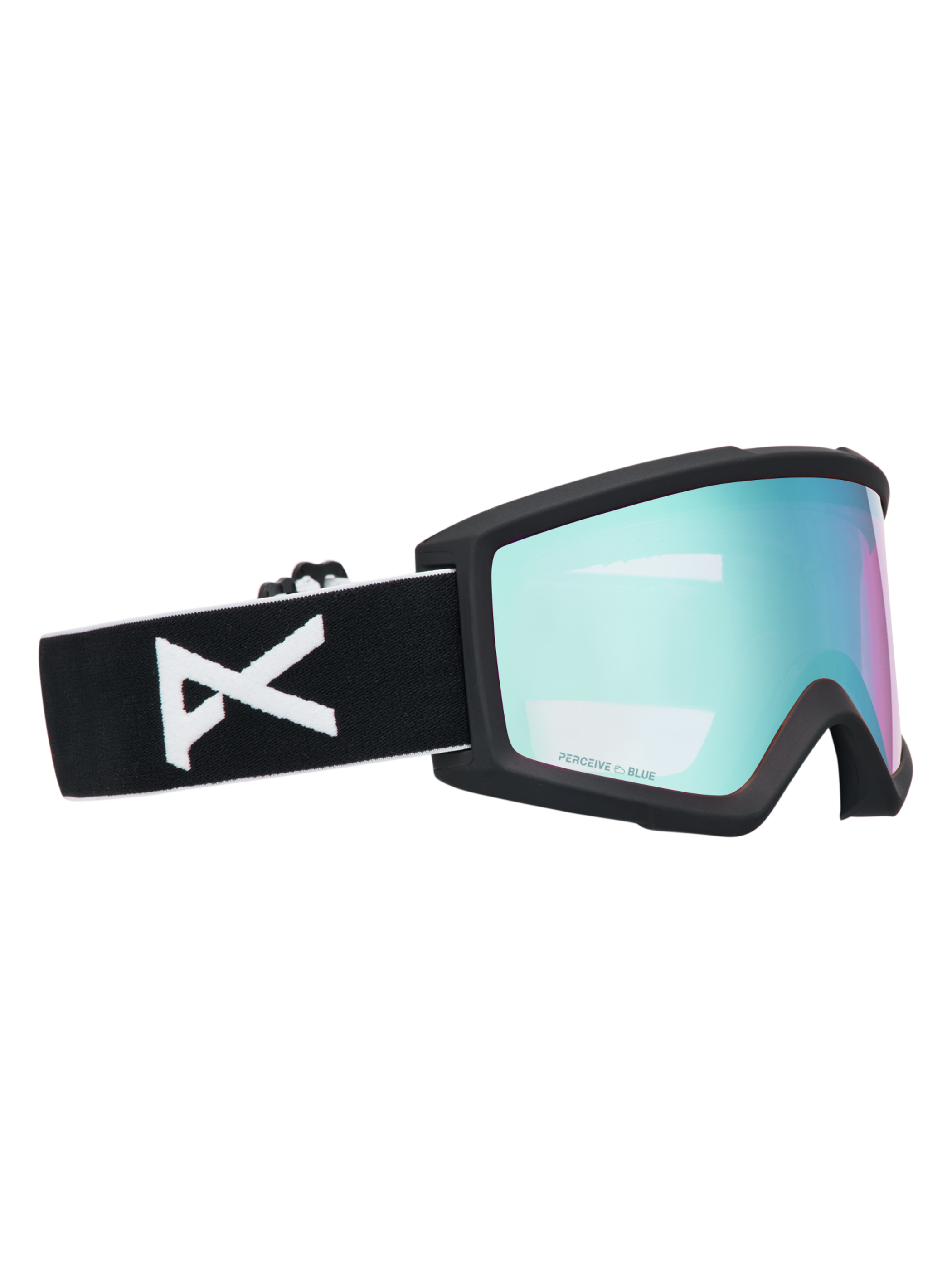Product image of Anon Helix 2.0 Goggles + Bonus Lens[Variant:Frame: Black, Lens: Perceive Variable Blue (21% / S2), Spare Lens: Amber (55% / S1)]