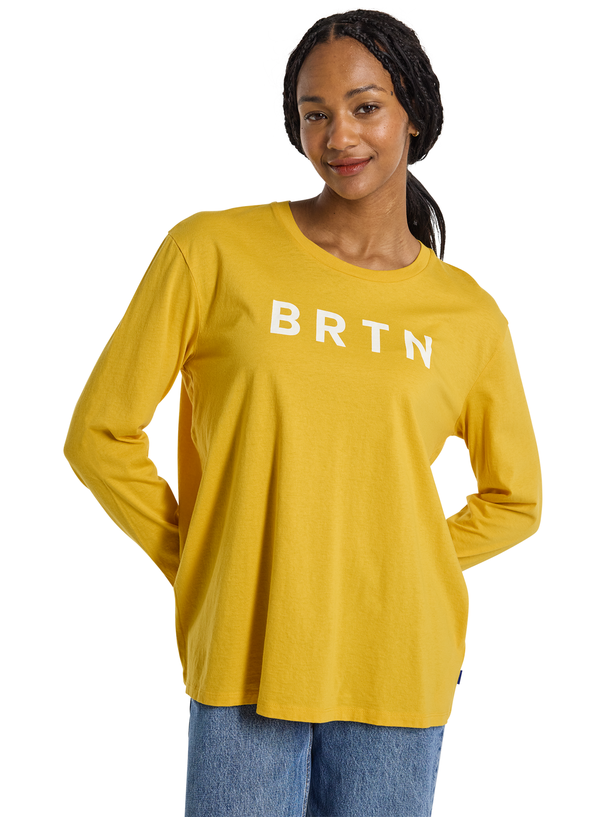 Product image of Women's Burton BRTN Long Sleeve T-Shirt[Variant:Goldenrod]