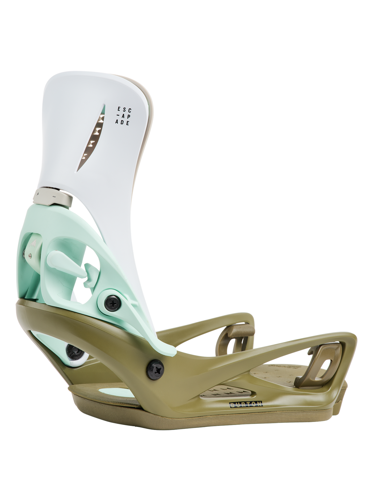 Product image of Women's Burton Step On® Escapade Re:Flex Snowboard Bindings[Variant:White / Dried Moss]