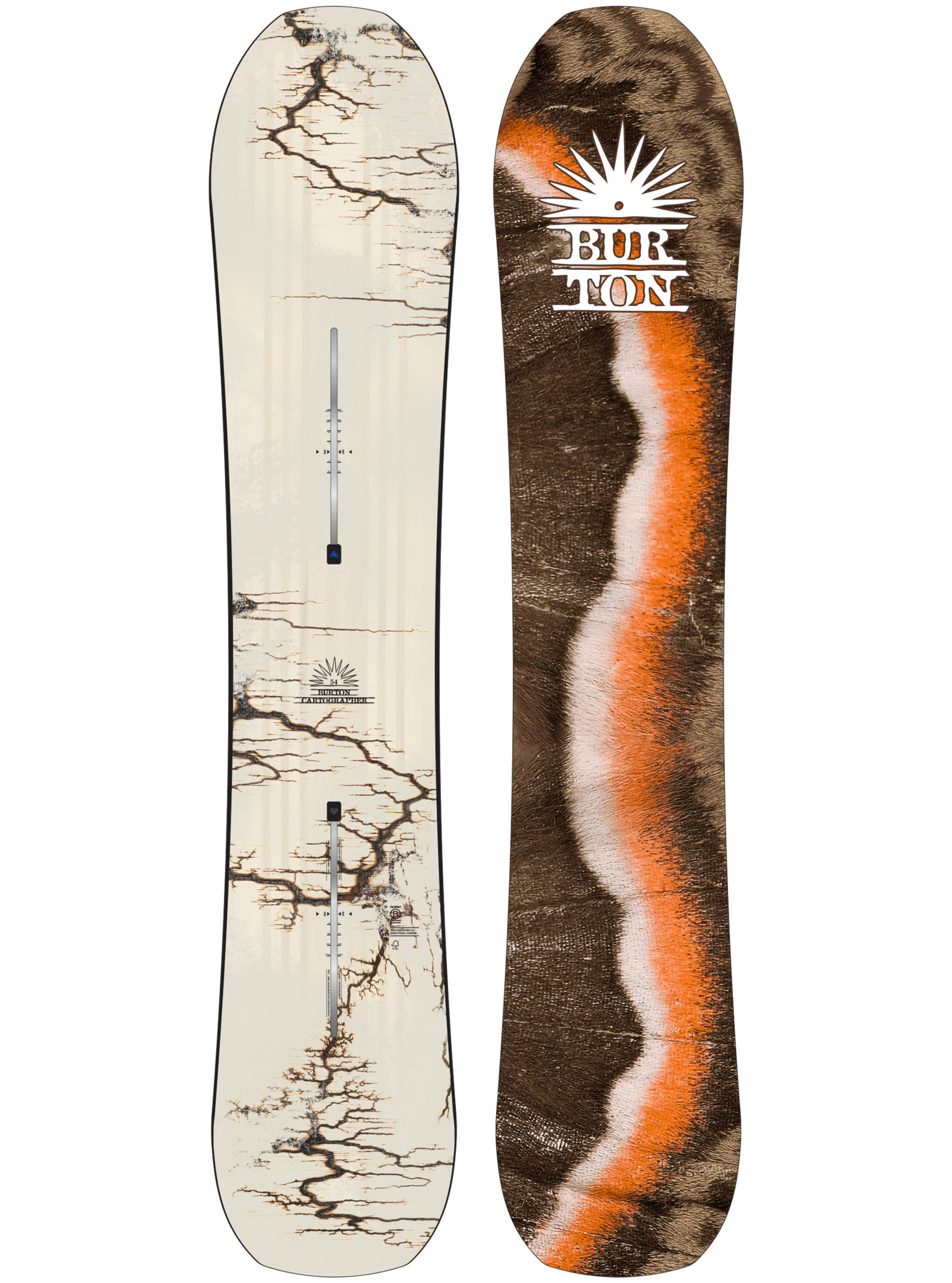 Product image of Burton Cartographer Camber Snowboard[Variant:Fractal Burning]