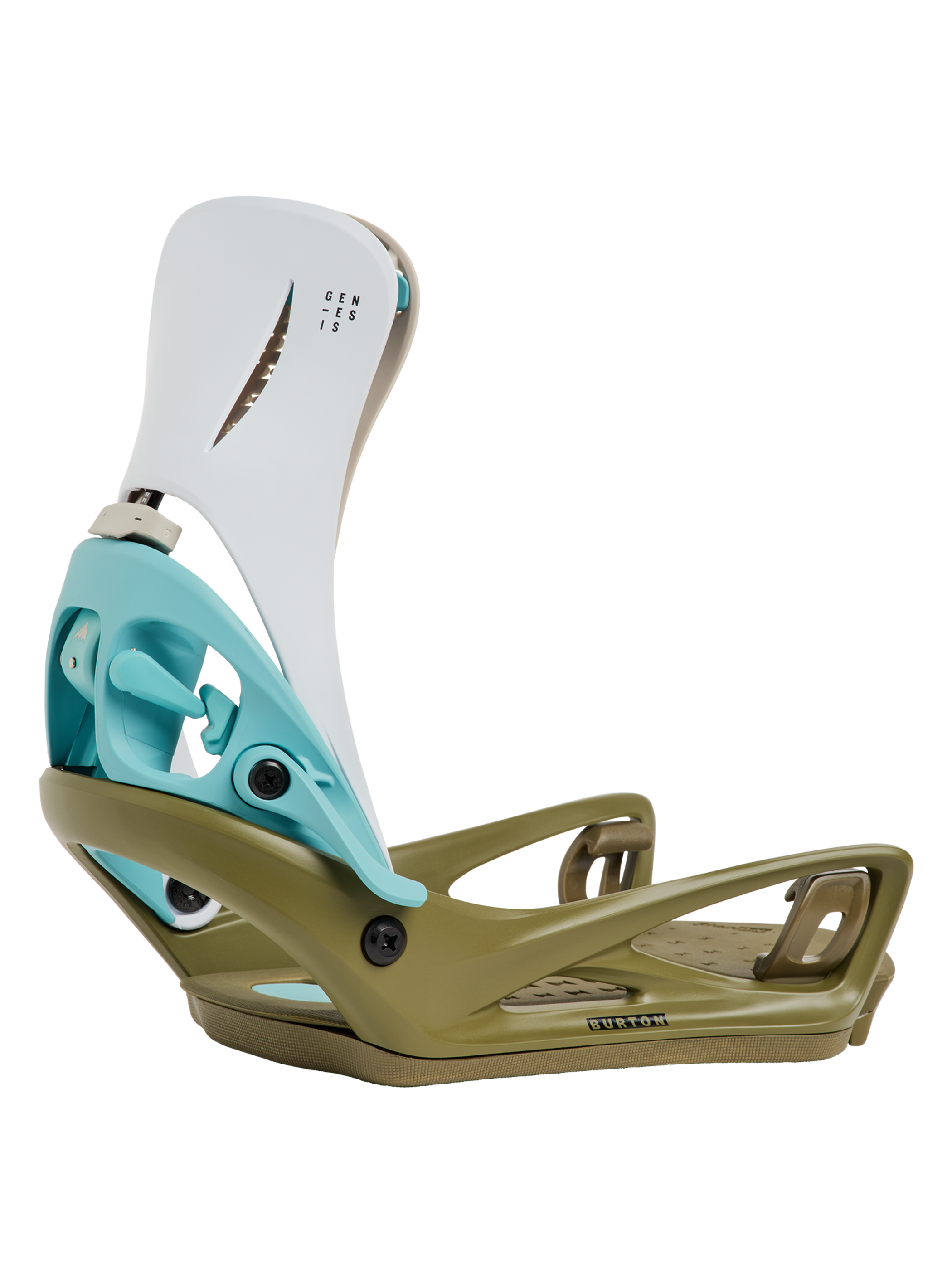 Product image of Men's Burton Step On® Genesis Re:Flex Snowboard Bindings[Variant:White / Dried Moss]