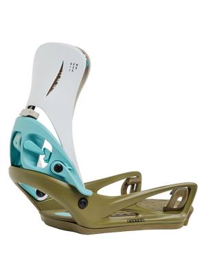 Product image of Men's Burton Step On® Genesis Re:Flex Snowboard Bindings[Variant:White / Dried Moss]
