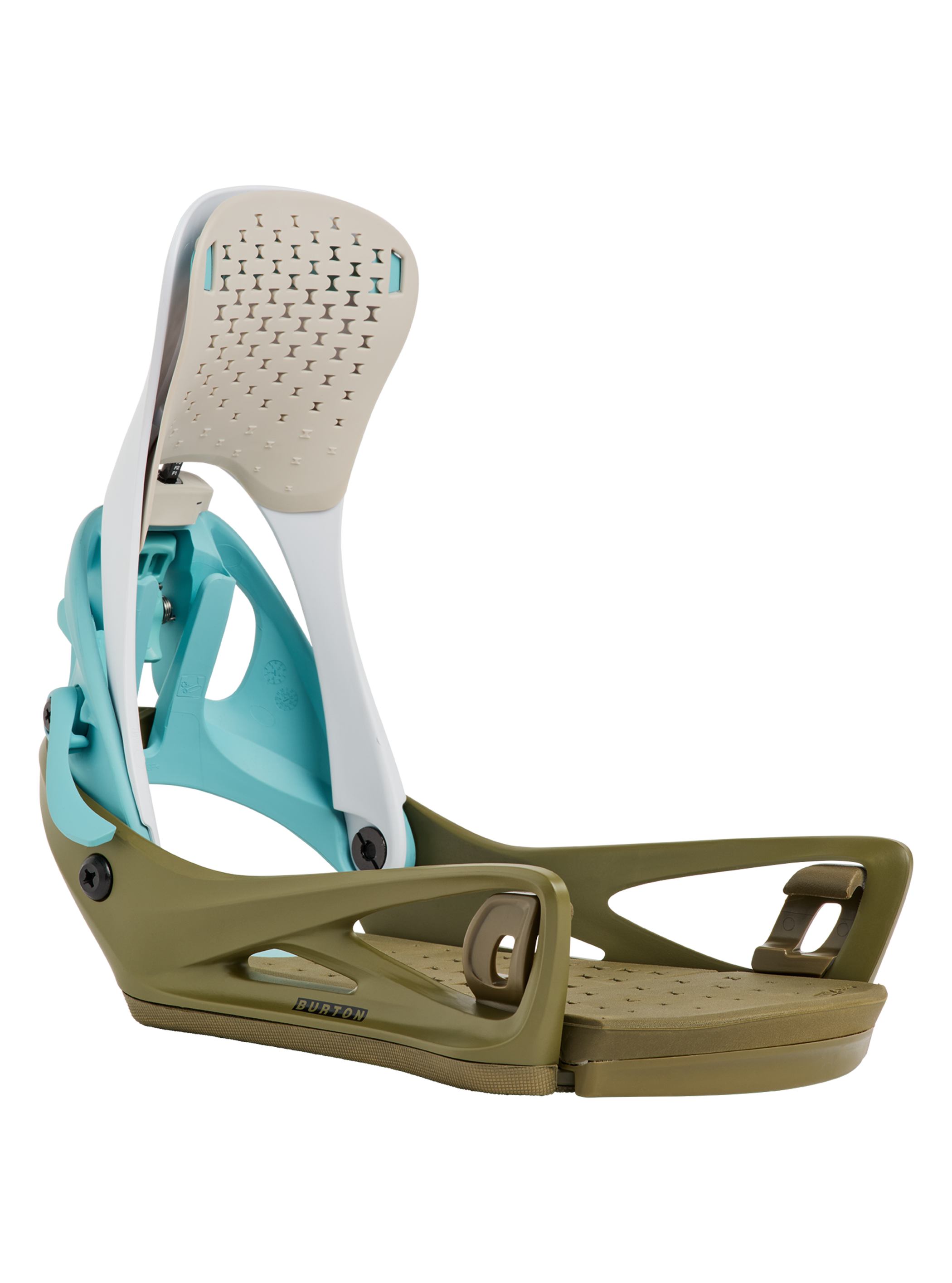 Product image of Men's Burton Step On® Genesis Re:Flex Snowboard Bindings[Variant:White / Dried Moss]