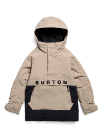 Product image of Kids' Burton Frostner 2L Anorak Jacket[Variant:Summit Taupe / True Black]