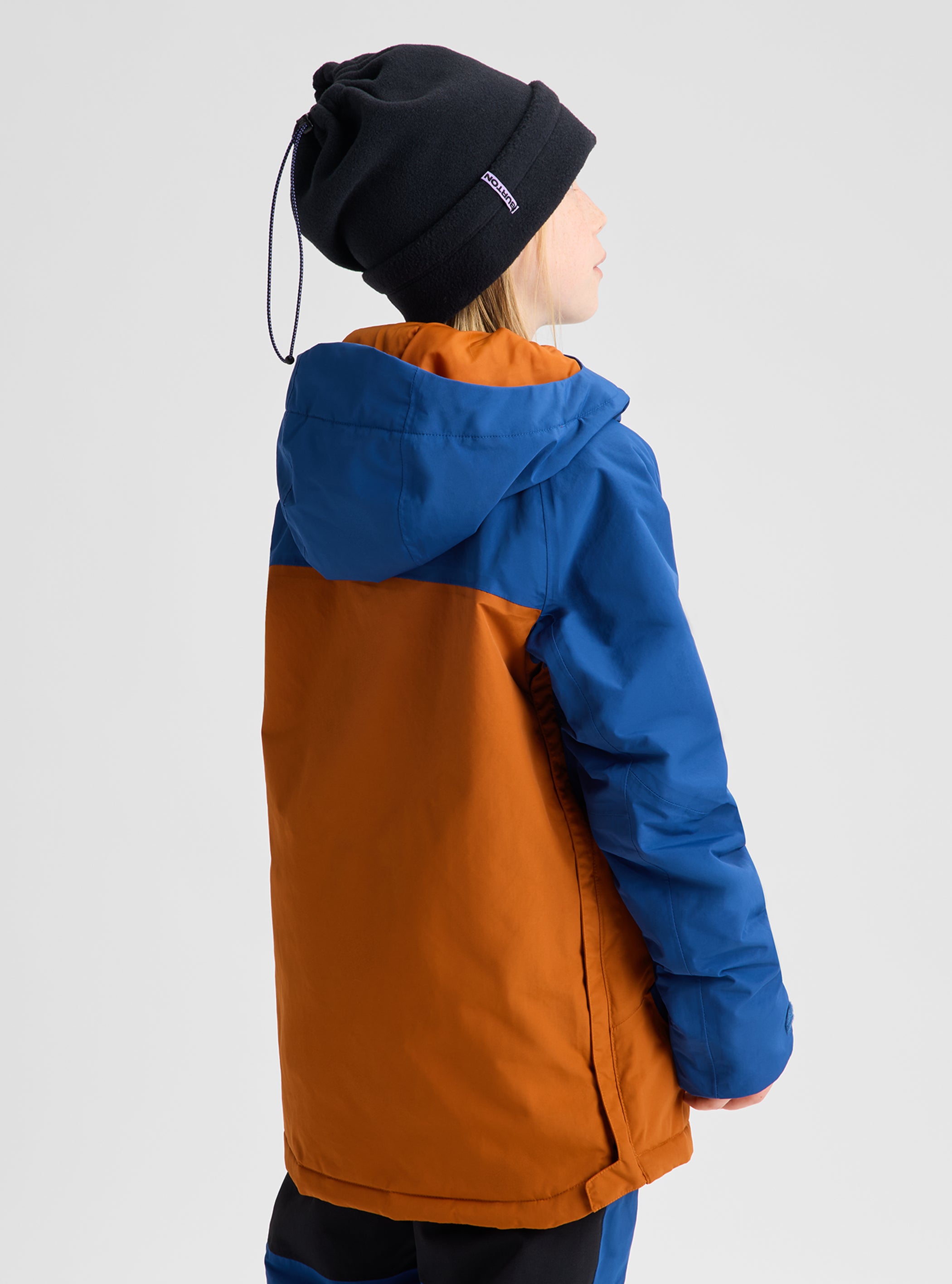 Product image of Kids' Burton Frostner 2L Anorak Jacket[Variant:Twilight Blue / Spiced Chai]