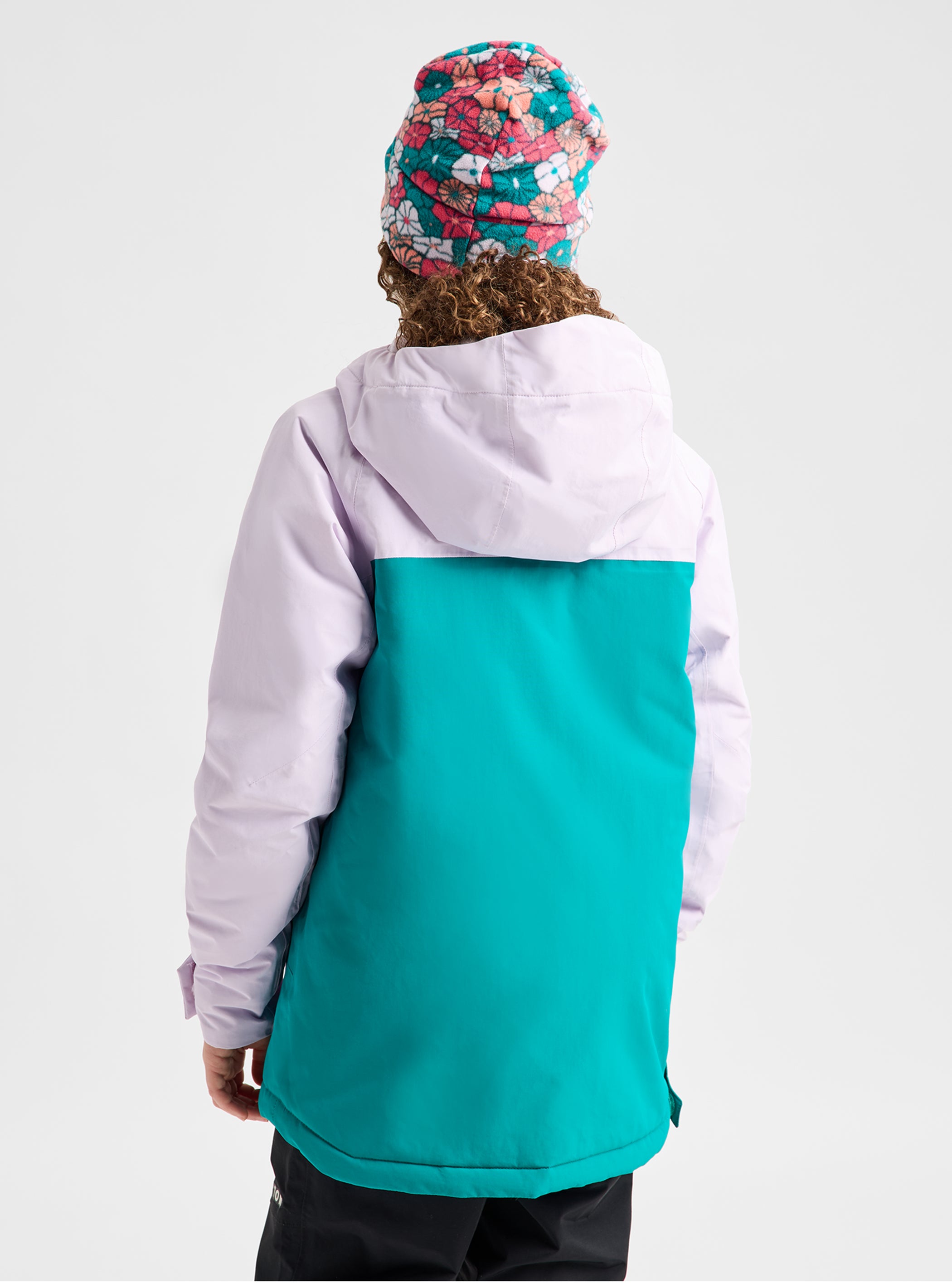 Product image of Kids' Burton Frostner 2L Anorak Jacket[Variant:Moondust Purple / Pacific Teal]