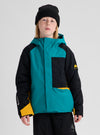 Product image of Kids' Burton Powline GORE-TEX 2L Jacket[Variant:Pacific Teal / Goldenrod / True Black]