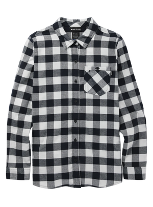 Product image of Women's Burton Favorite Long Sleeve Flannel Shirt[Variant:Stout White Buffalo Plaid]