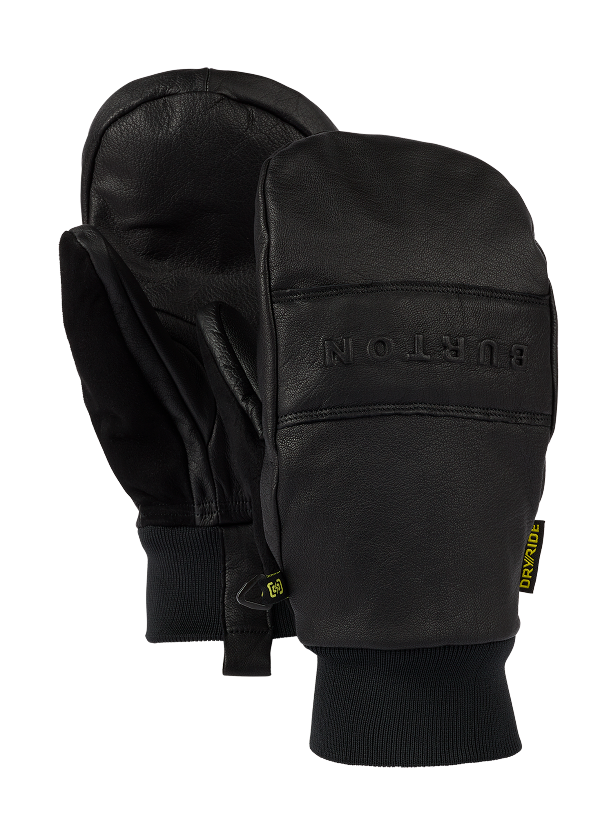 Product image of Burton Treeline Leather Mittens[Variant: True Black]