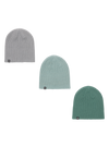 Product image of Kids' Burton Recycled DND Beanie (3 Pack)[Variant:Soft Sage / Light Teal / Silver Sconce]