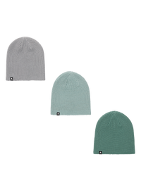 Product image of Kids' Burton Recycled DND Beanie (3 Pack)[Variant:Soft Sage / Light Teal / Silver Sconce]