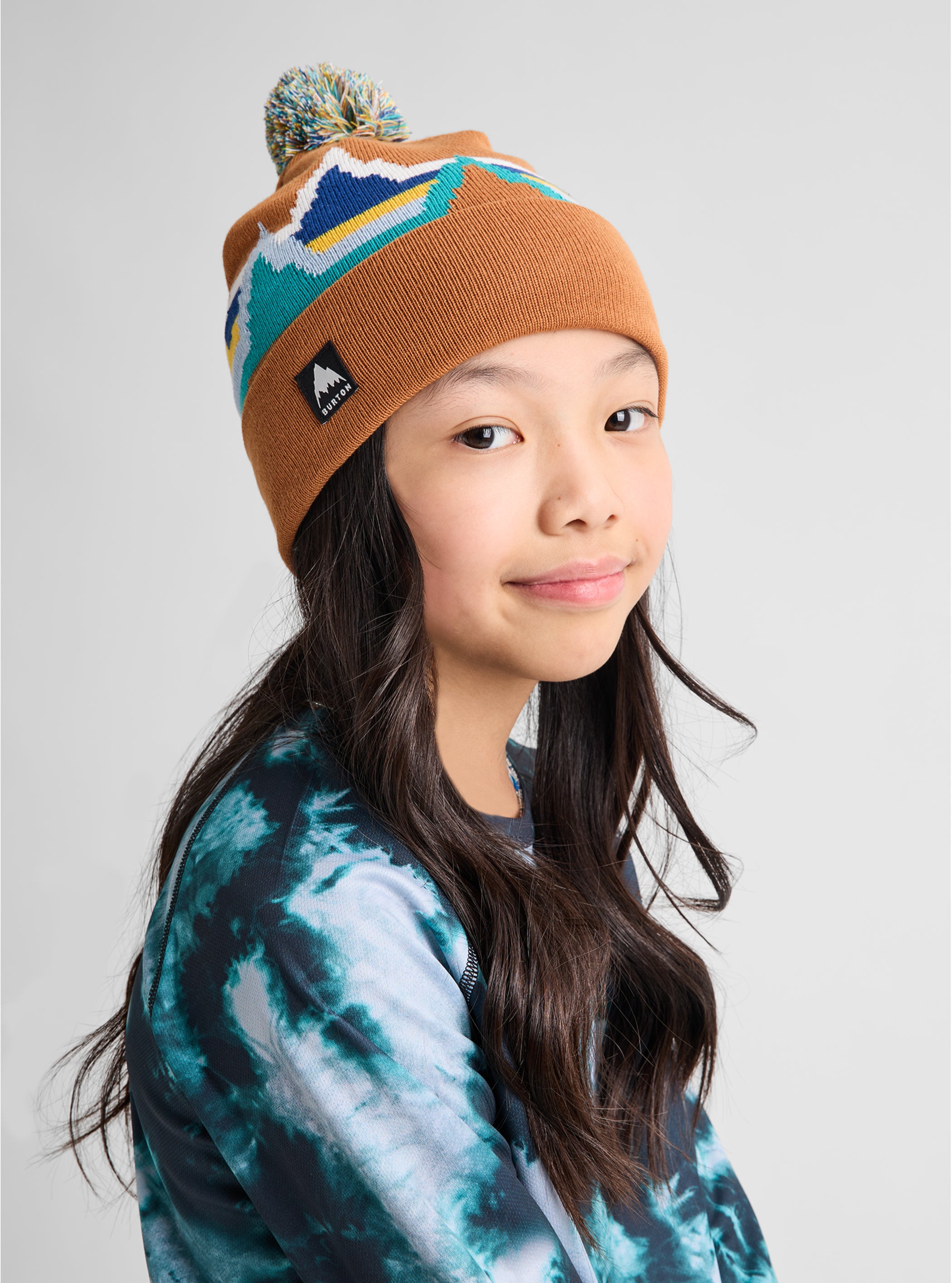 Product image of Kids' Burton Recycled Echo Lake Beanie[Variant:Spiced Chai]