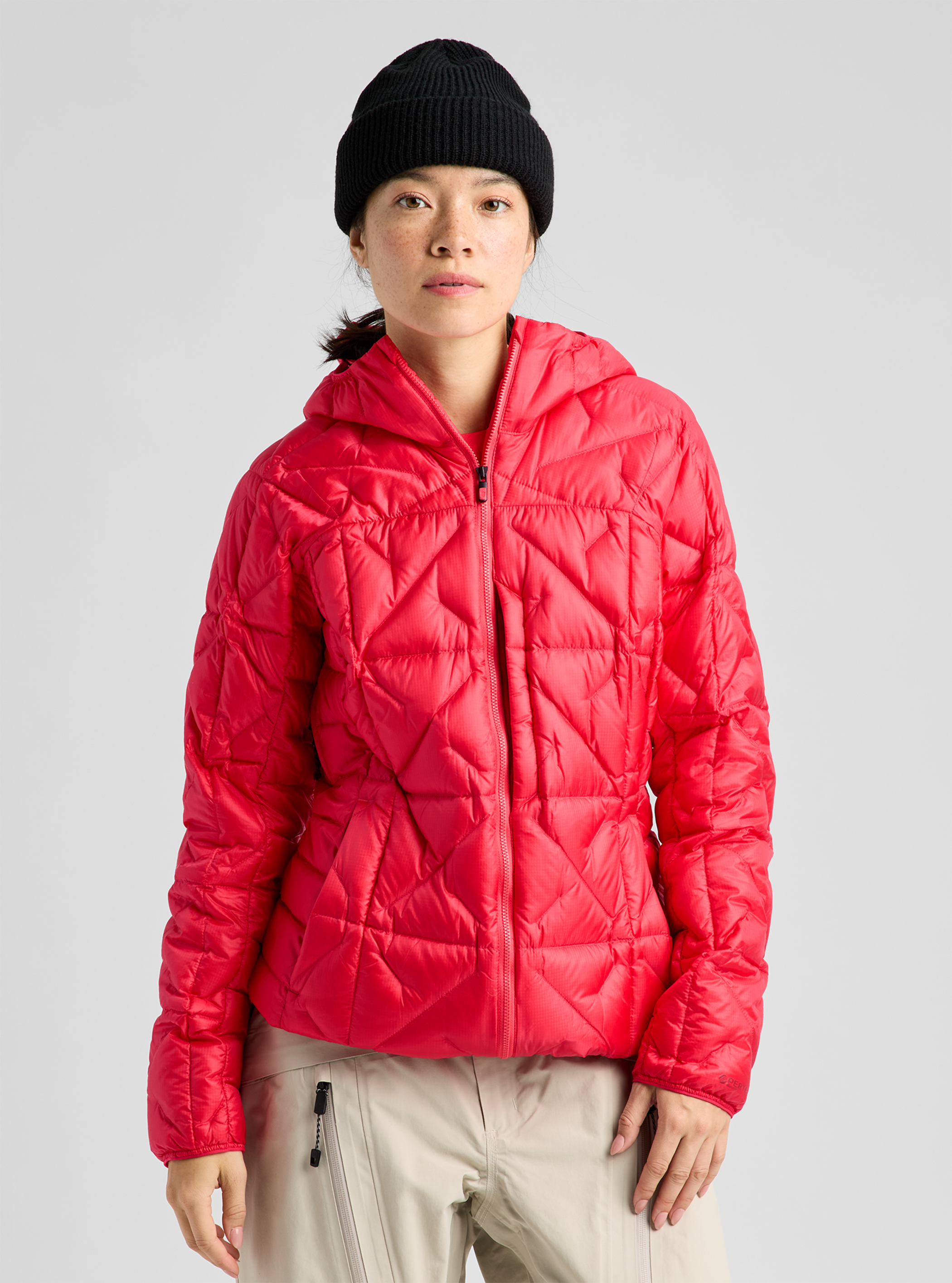 Product image of Women's Burton [ak] Baker Down Hooded Jacket[Variant:Hot Tamale]