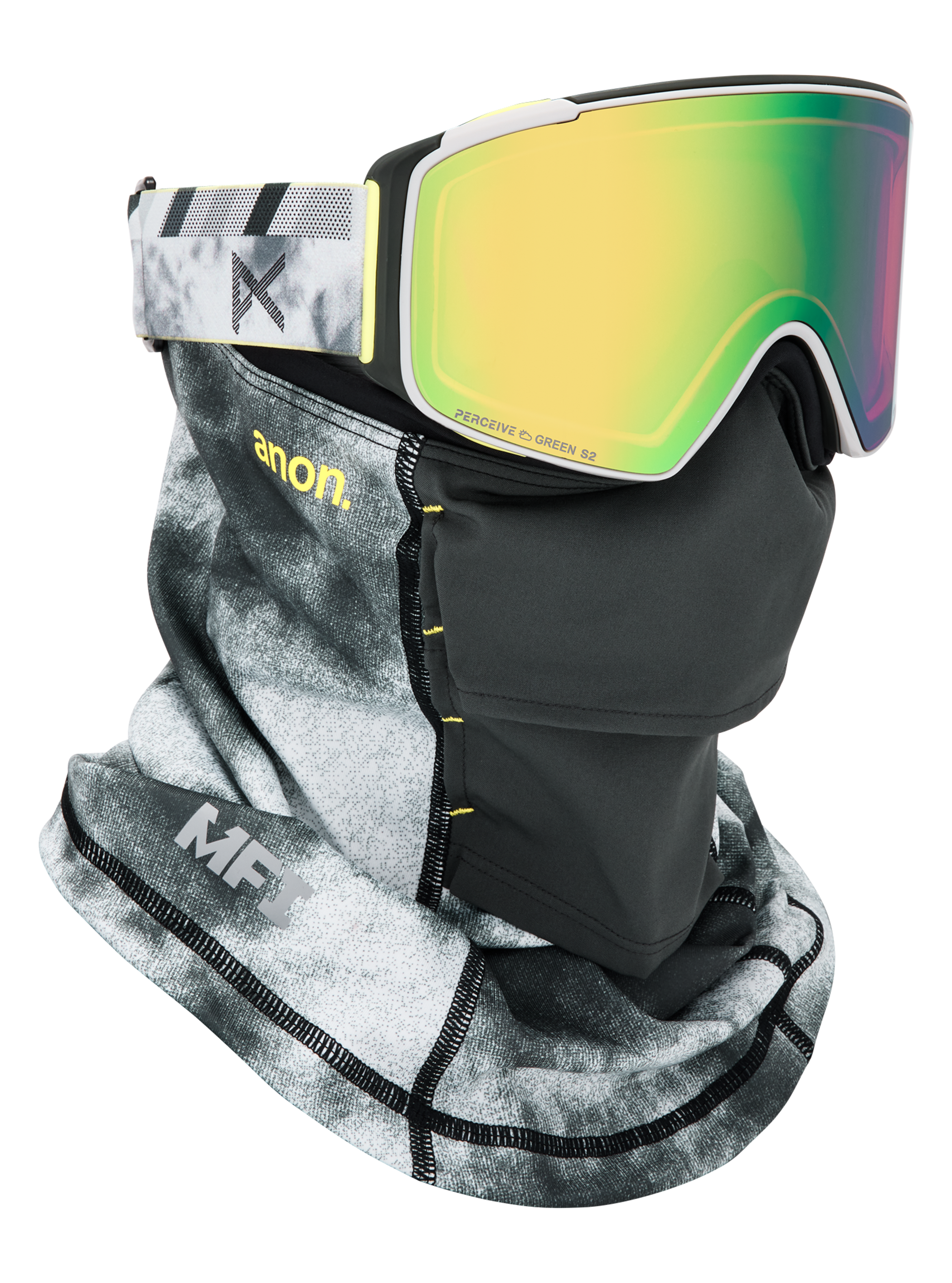 Anon - Masque M4S (Cylindrique) + écran de rechange + cagoule MFI®