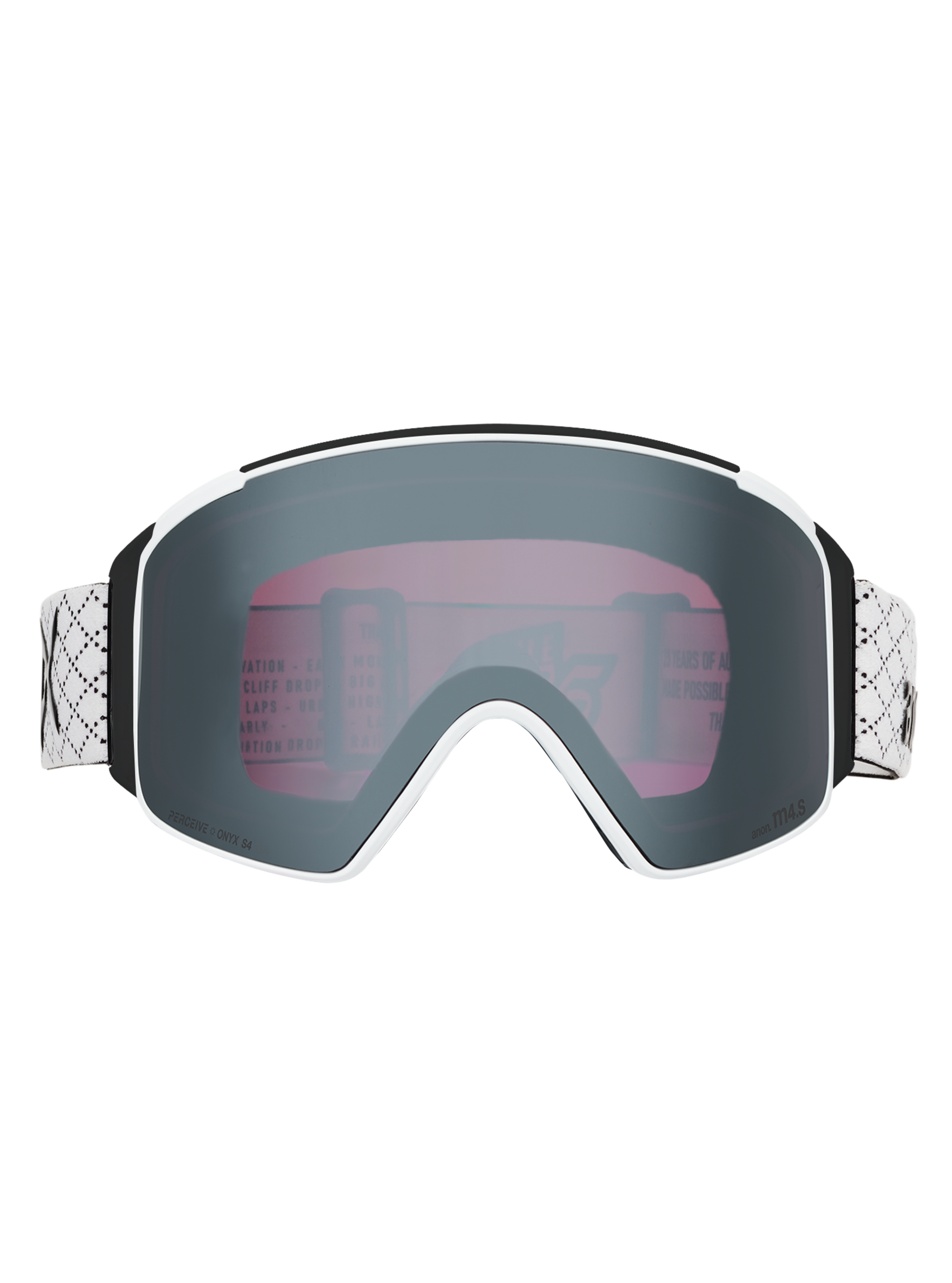 Product image of Anon M4S Goggles (Cylindrical) + Bonus Lens + MFI® Face Mask[Variant:Frame: Mile 25, Lens: Perceive Sunny Onyx (6% / S4), Spare Lens: Perceive Variable Violet (34% / S2)]