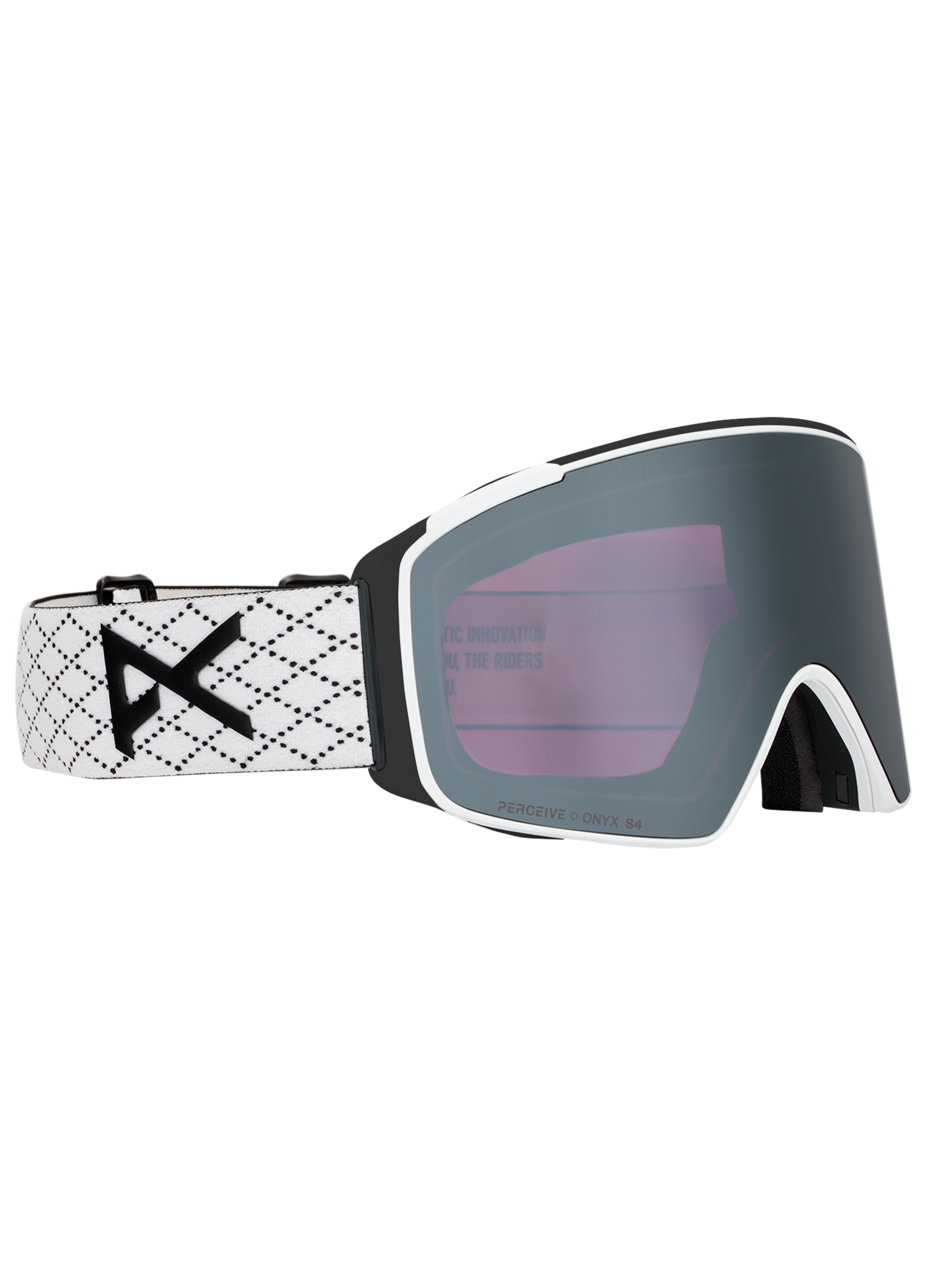 Product image of Anon M4S Goggles (Cylindrical) + Bonus Lens + MFI® Face Mask[Variant:Frame: Mile 25, Lens: Perceive Sunny Onyx (6% / S4), Spare Lens: Perceive Variable Violet (34% / S2)]