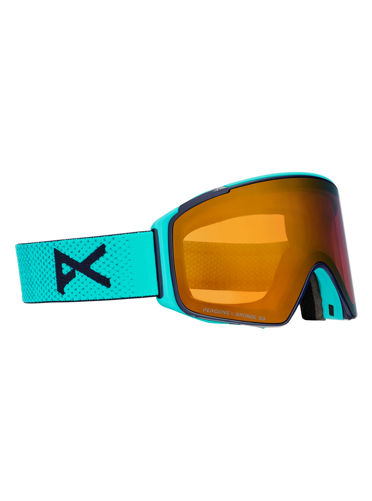 Product image of Anon M4S Goggles (Cylindrical) + Bonus Lens + MFI® Face Mask[Variant:Frame: Marine, Lens: Perceive Sunny Bronze (17% / S3), Spare Lens: Perceive Cloudy Burst (59% / S1)]