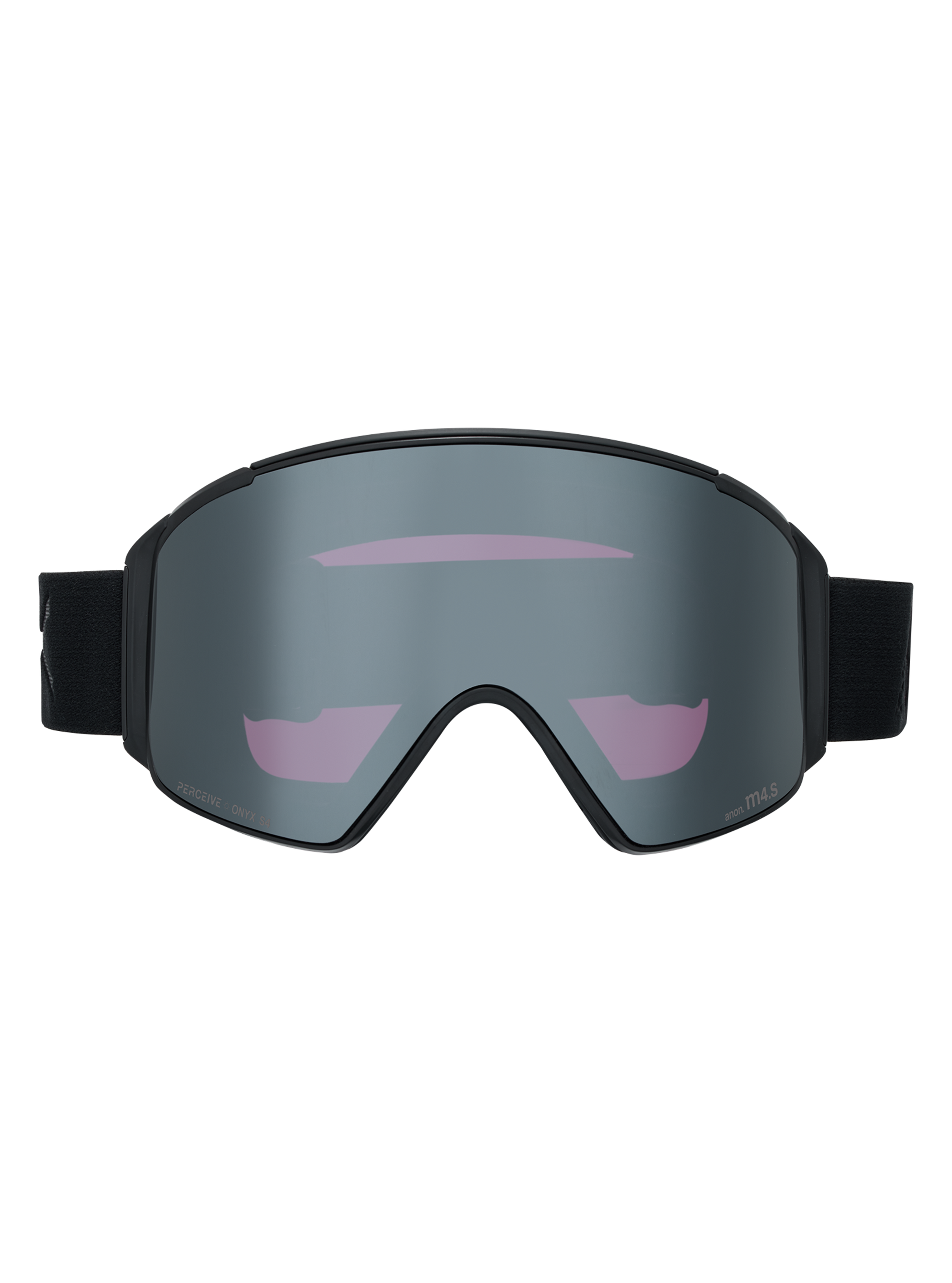 Product image of Anon M4S Goggles (Cylindrical) + Bonus Lens + MFI® Face Mask[Variant:Frame: Smoke, Lens: Perceive Sunny Onyx (6% / S4), Spare Lens: Perceive Variable Violet (34% / S2)]