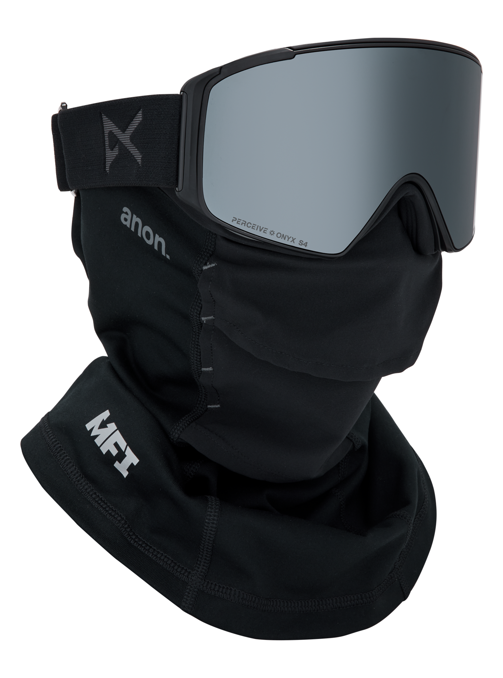 Anon M4S Brille (zylindrisch) + Zusatzbrillenglas + MFI® Face Mask