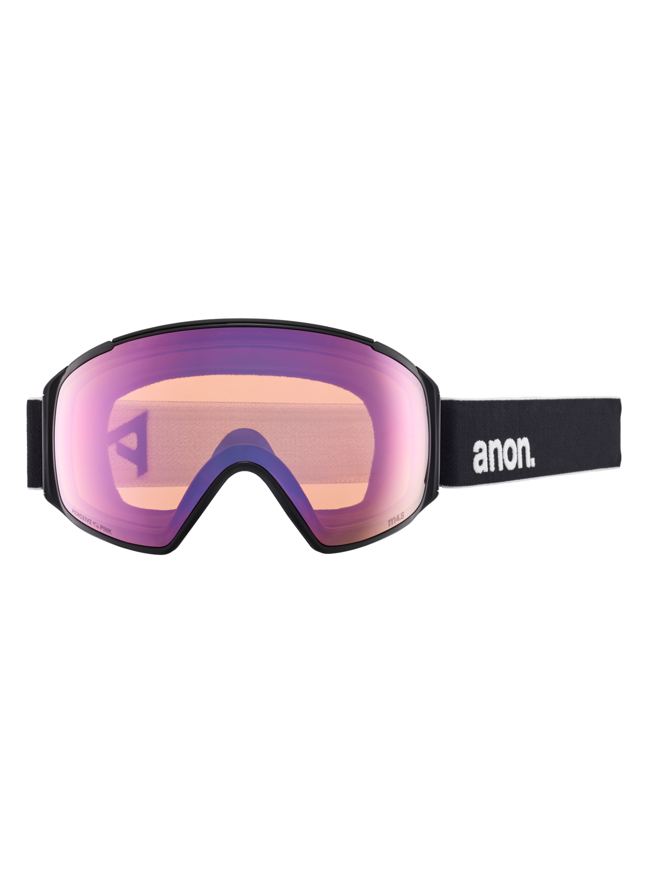 Product image of Anon M4S Low Bridge Fit Goggles (Toric) + Bonus Lens + MFI® Face Mask[Variant:Frame: Black, Lens: Perceive Variable Blue (21% / S2), Spare Lens: Perceive Cloudy Pink (53% / S1)]