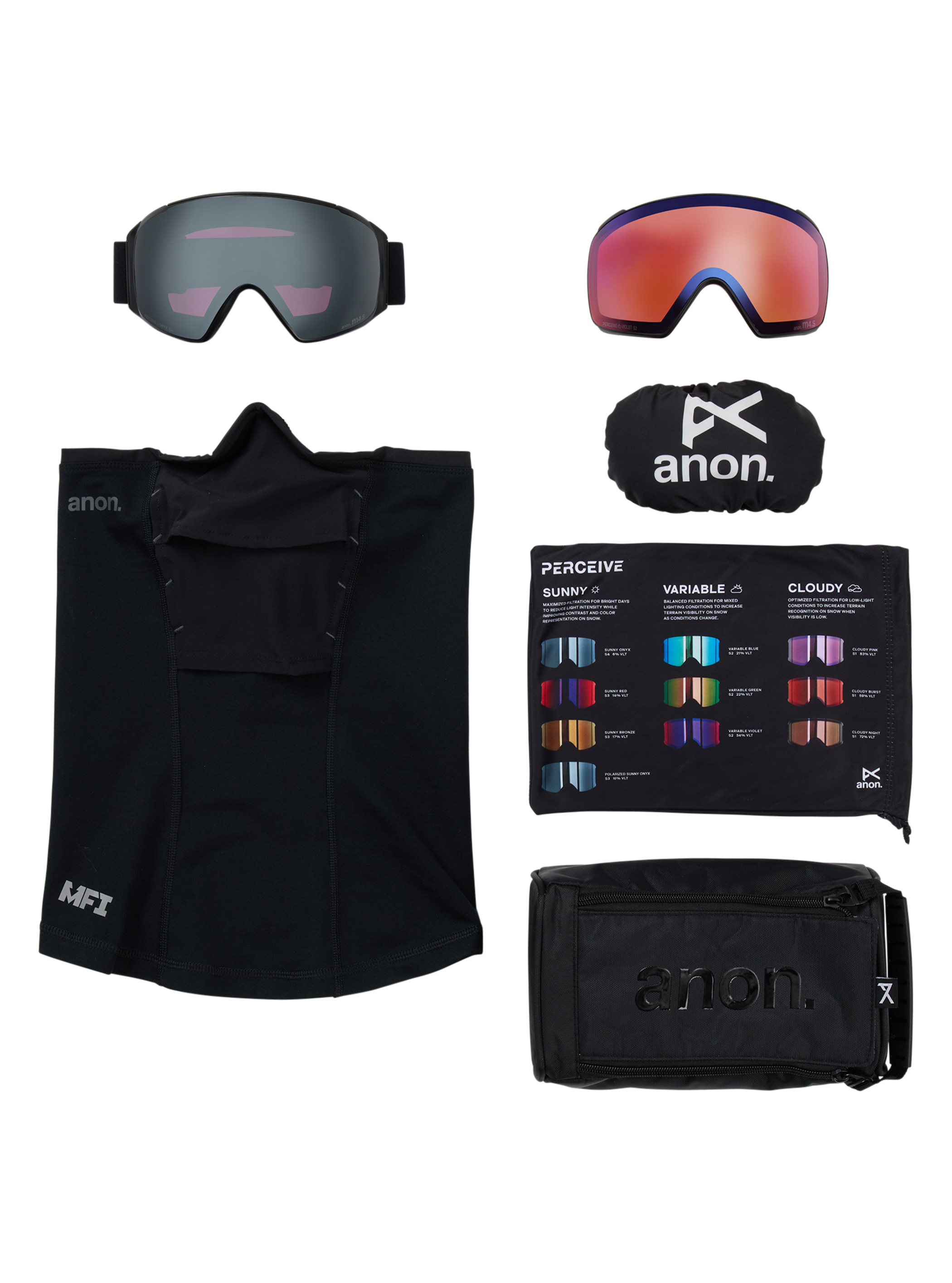 Anon M4S Goggles (Toric) + Bonus Lens + MFI® Face Mask