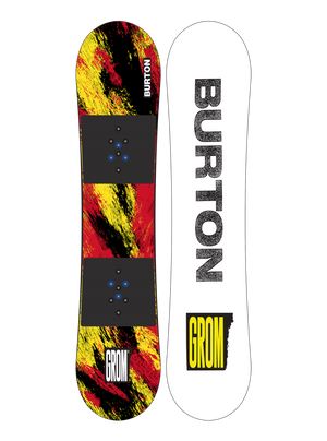 Product image of Kids' Burton Grom Flat Top Snowboard[Variant:Ketchup / Mustard]