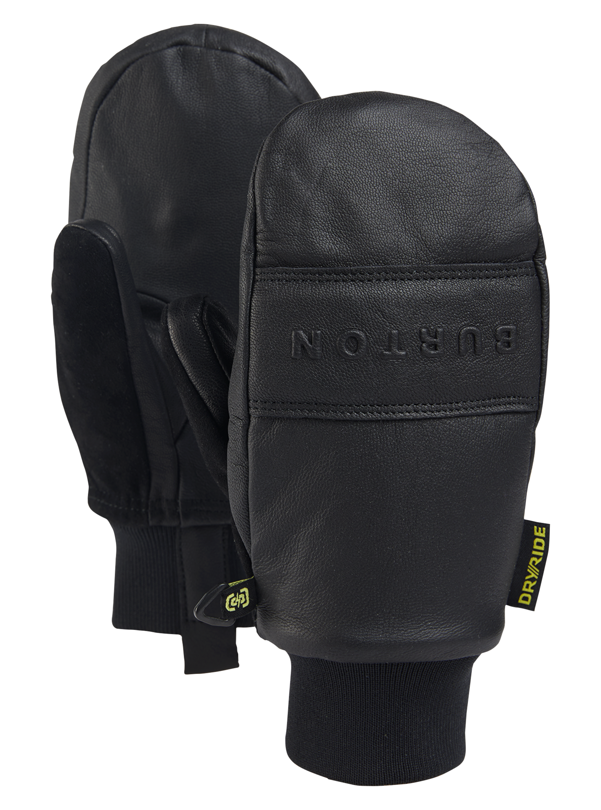 Product image of Kids' Burton Treeline Leather Mittens[Variant:True Black]