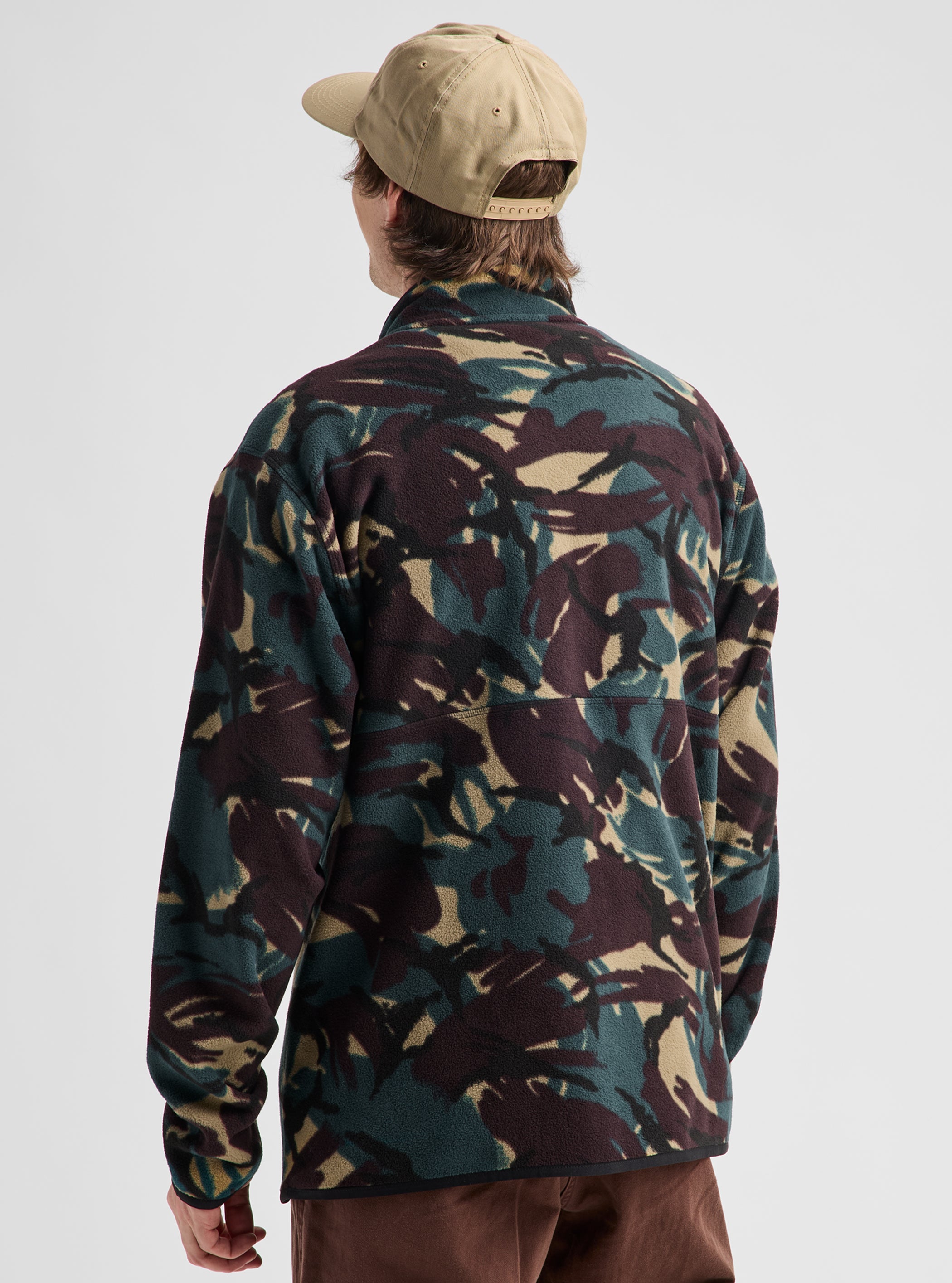 Product image of Men's Burton Cinder Pullover Fleece[Variant:Seersucker Camo]