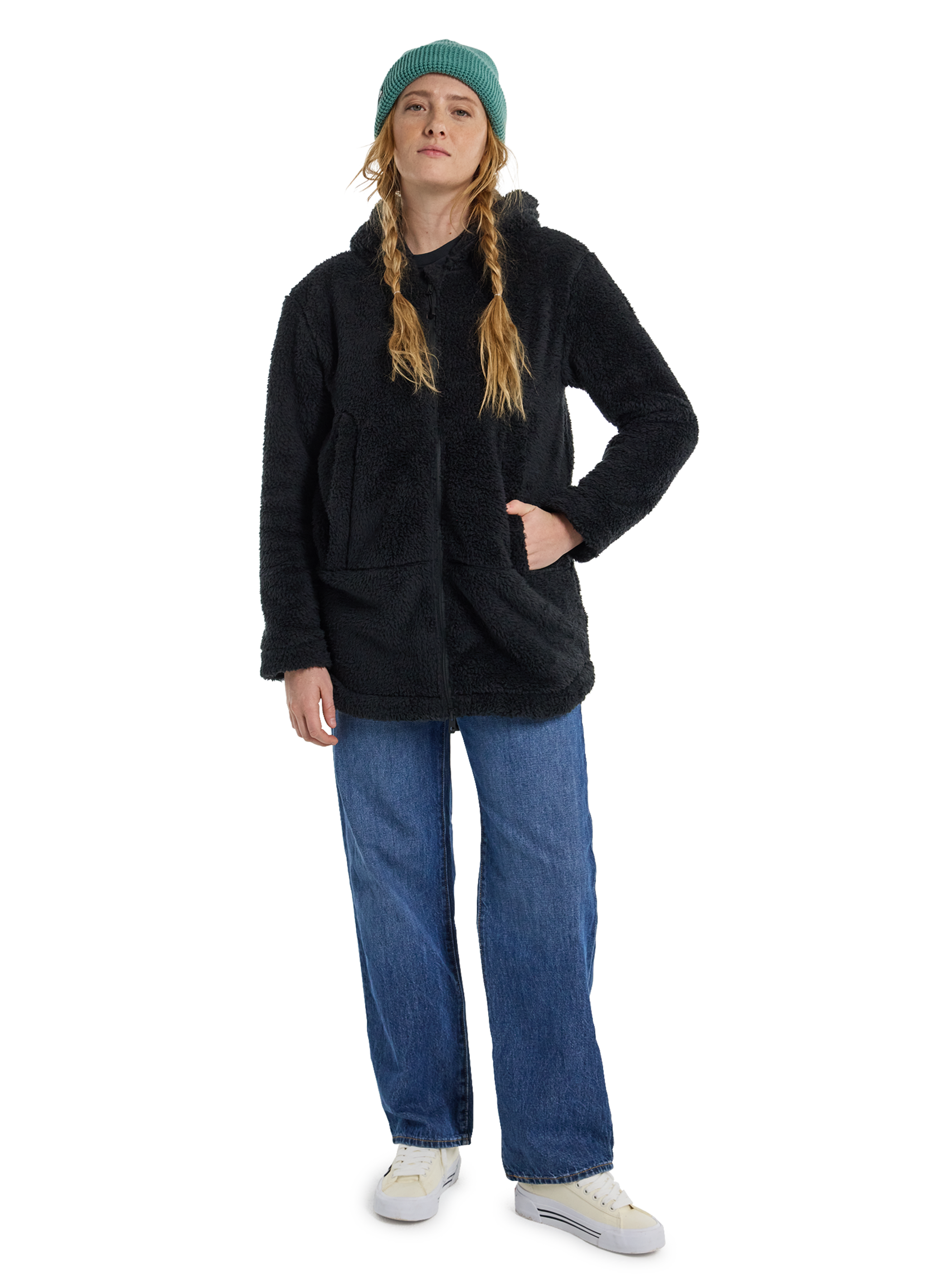 Burton Minxy Hi-Loft Fleeceoberteil mit durchgehendem Reißverschluss für Damen