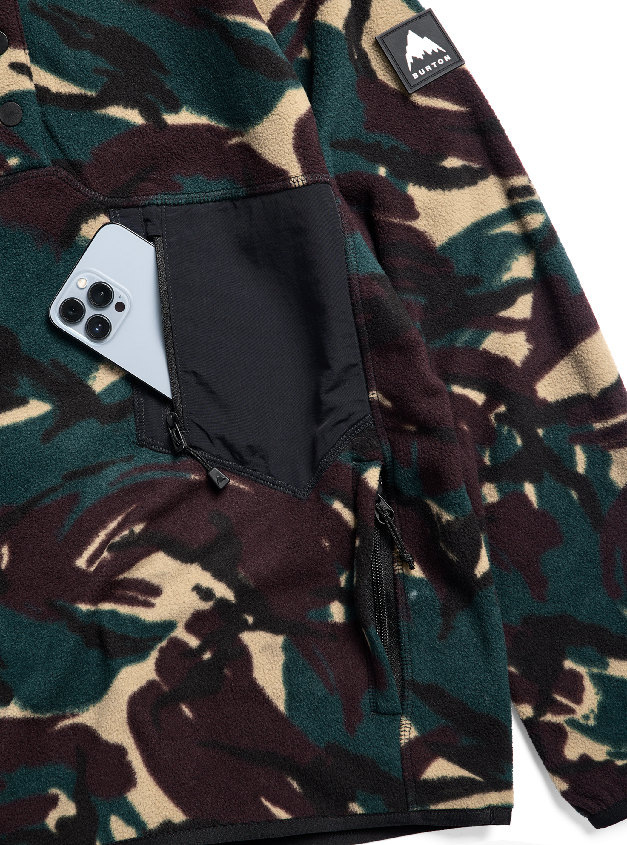 Product image of Women's Burton Cinder Pullover Fleece[Variant:Seersucker Camo]