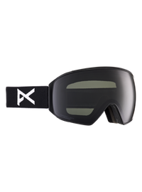 Product image of Anon M4 Low Bridge Fit Goggles (Toric) + Polarized Perceive Lens[Variant:Frame: Black, Lens: Perceive Sunny Polarized Onyx (10% / S3), Spare Lens: Perceive Variable Violet (34% / S2)]