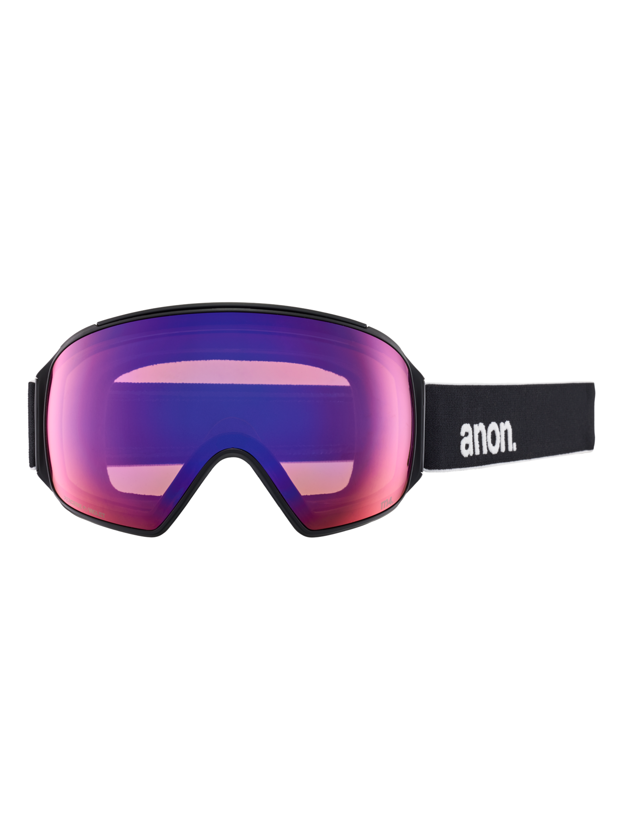 Product image of Anon M4 Low Bridge Fit Goggles (Toric) + Polarized Perceive Lens[Variant:Frame: Black, Lens: Perceive Sunny Polarized Onyx (10% / S3), Spare Lens: Perceive Variable Violet (34% / S2)]