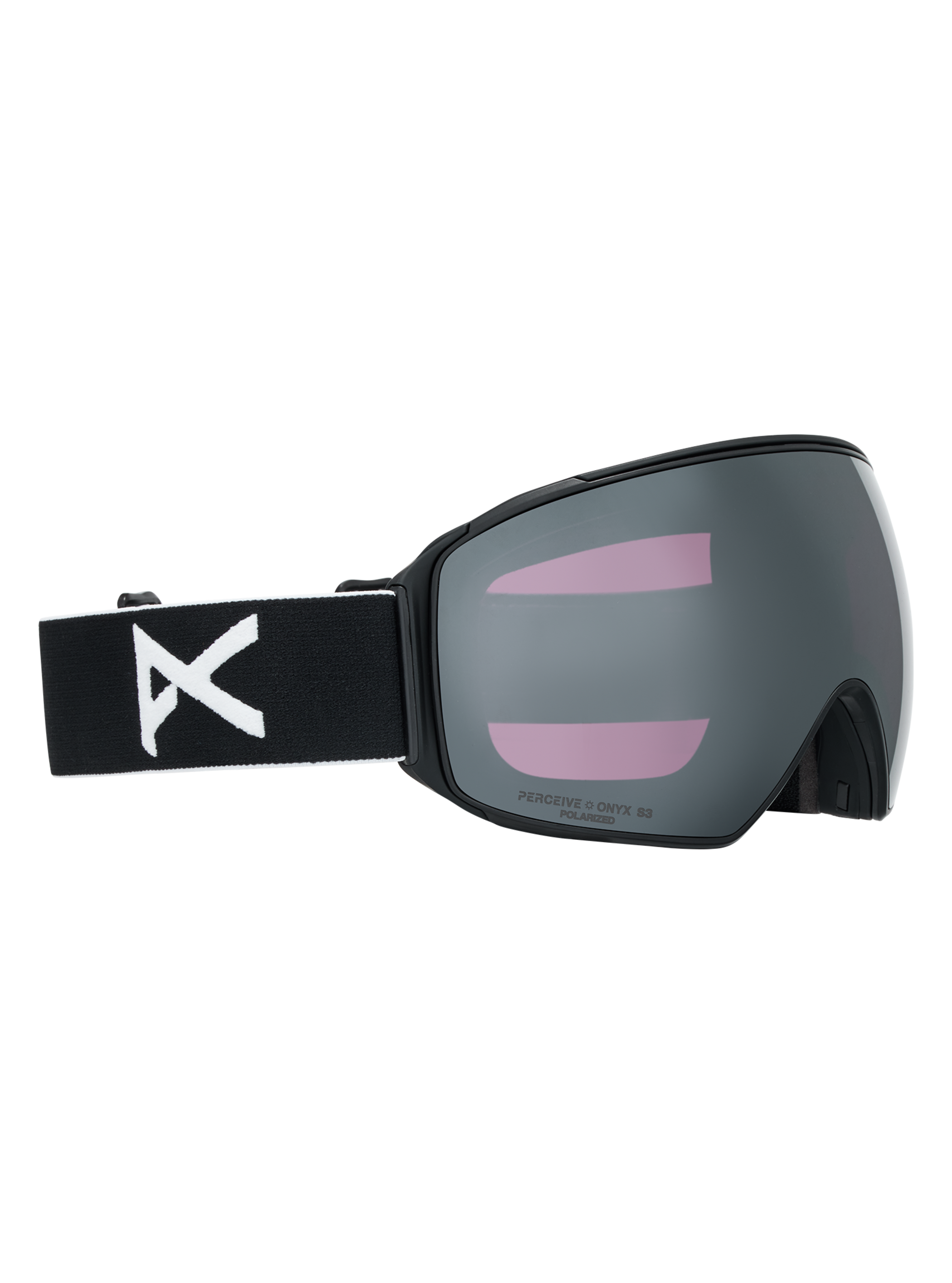 Product image of Anon M4 Goggles (Toric) + Polarized Perceive Lens[Variant:Frame: Black, Lens: Perceive Sunny Polarized Onyx (10% / S3), Spare Lens: Perceive Variable Violet (34% / S2)]