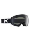 Product image of Anon M4S Low Bridge Fit Goggles (Toric) + Polarized Perceive Lens[Variant:Frame: Black, Lens: Perceive Sunny Polarized Onyx (10% / S3), Spare Lens: Perceive Variable Violet (34% / S2)]