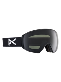 Product image of Anon M4S Low Bridge Fit Goggles (Toric) + Polarized Perceive Lens[Variant:Frame: Black, Lens: Perceive Sunny Polarized Onyx (10% / S3), Spare Lens: Perceive Variable Violet (34% / S2)]