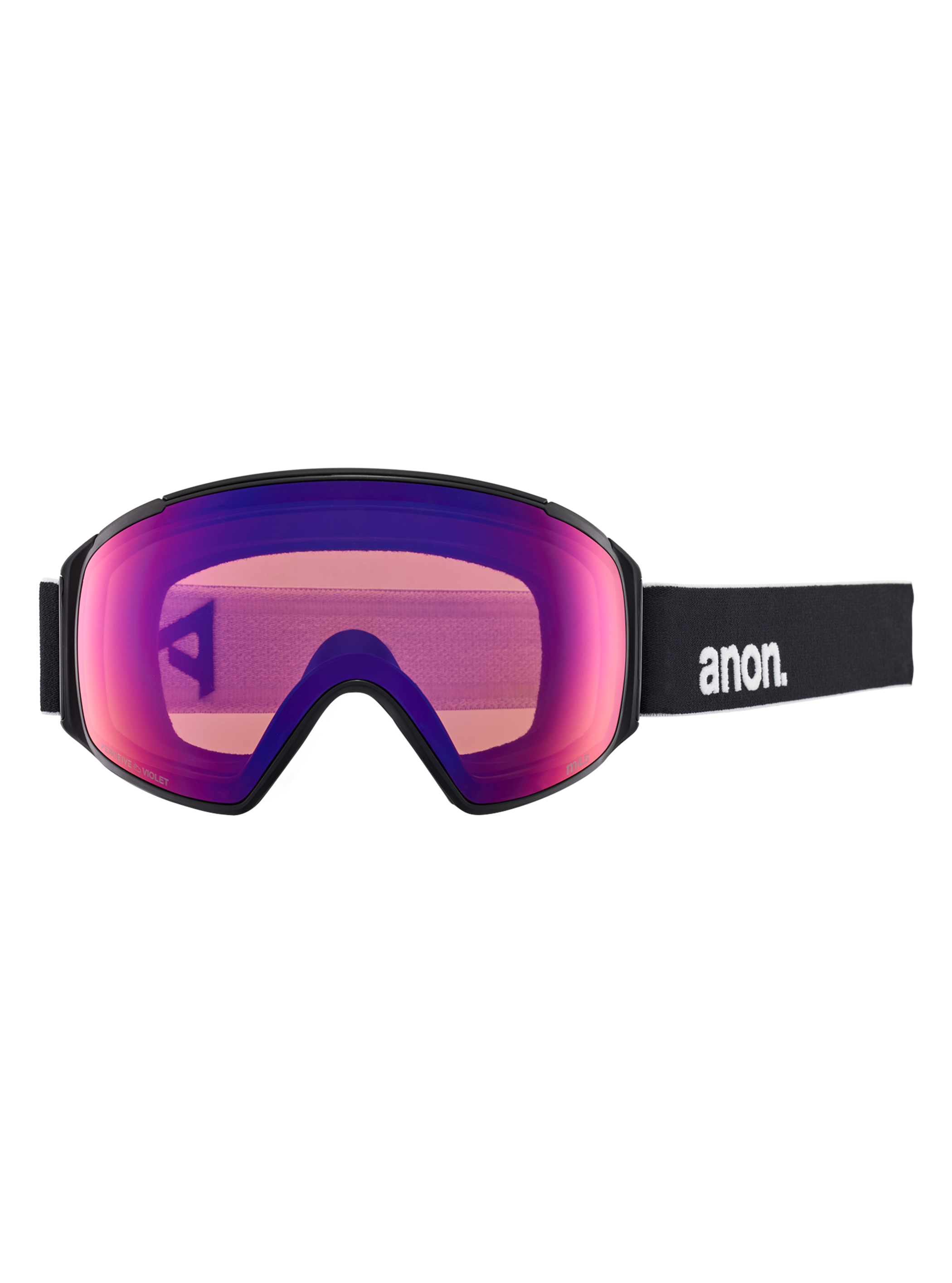Product image of Anon M4S Low Bridge Fit Goggles (Toric) + Polarized Perceive Lens[Variant:Frame: Black, Lens: Perceive Sunny Polarized Onyx (10% / S3), Spare Lens: Perceive Variable Violet (34% / S2)]