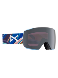 Product image of Anon M5 Low Bridge Fit Goggles + Bonus Lens + MFI® Face Mask[Variant:Frame: Jessa Gilbert, Lens: Perceive Sunny Onyx (6% / S4), Spare Lens: Perceive Variable Violet (34% / S2)]