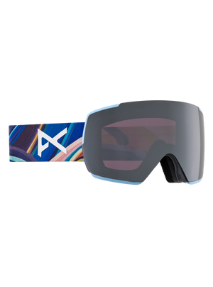 Product image of Anon M5 Low Bridge Fit Goggles + Bonus Lens + MFI® Face Mask[Variant:Frame: Jessa Gilbert, Lens: Perceive Sunny Onyx (6% / S4), Spare Lens: Perceive Variable Violet (34% / S2)]