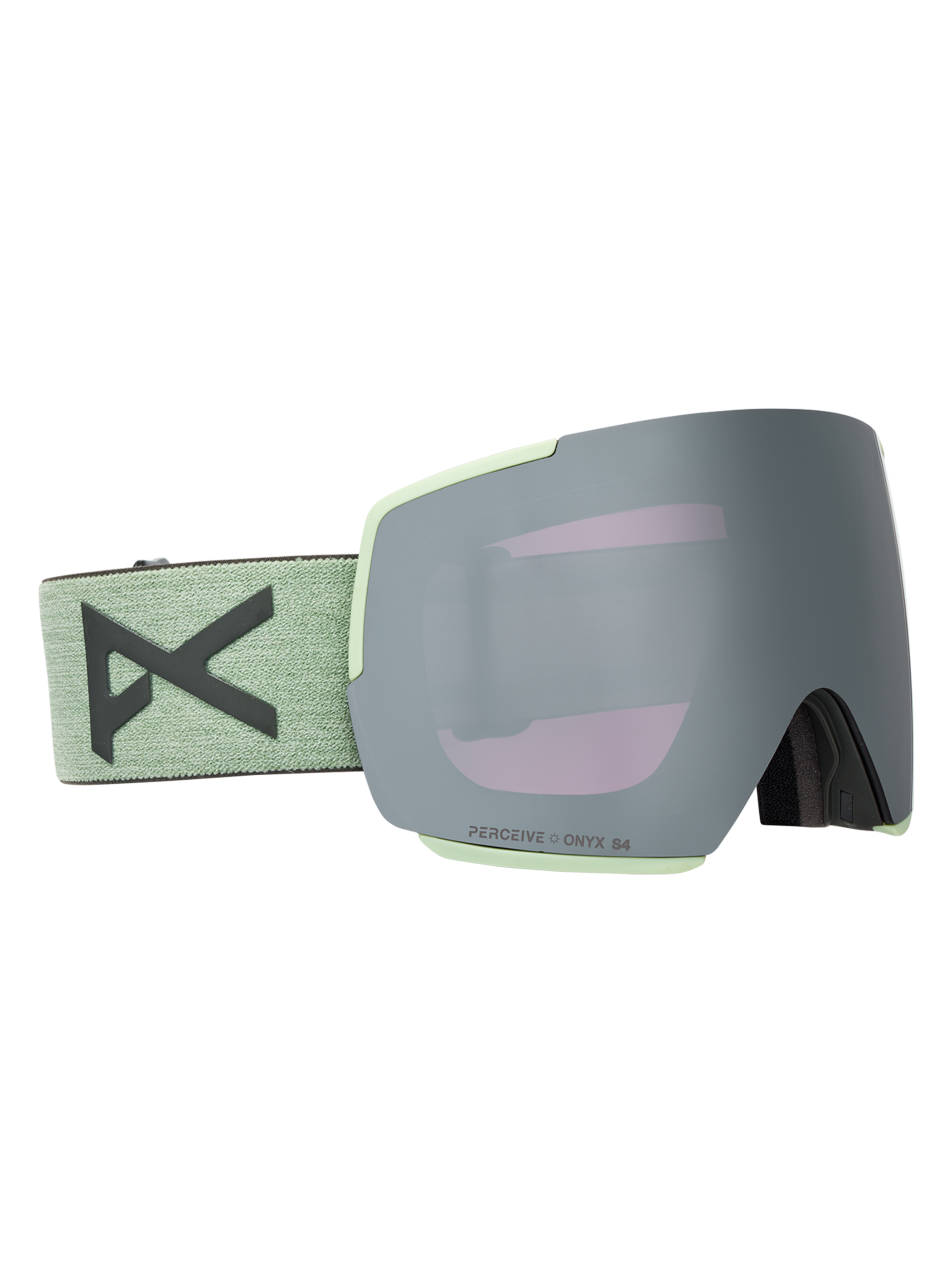 Product image of Anon M5 Goggles + Bonus Lens + MFI® Face Mask[Variant:Frame: Soft Sage, Lens: Perceive Sunny Onyx (6% / S4), Spare Lens: Perceive Variable Violet (34% / S2)]