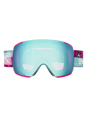 Product image of Anon M5 Goggles + Bonus Lens + MFI® Face Mask[Variant:Frame: Pink Tides, Lens: Perceive Variable Blue (21% / S2), Spare Lens: Perceive Cloudy Pink (53% / S1)]