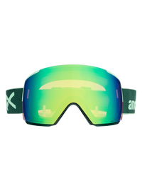 Product image of Anon M5 Goggles + Bonus Lens + MFI® Face Mask[Variant:Frame: Brunswick Green, Lens: Perceive Variable Green (22% / S2), Spare Lens: Perceive Cloudy Pink (53% / S1)]