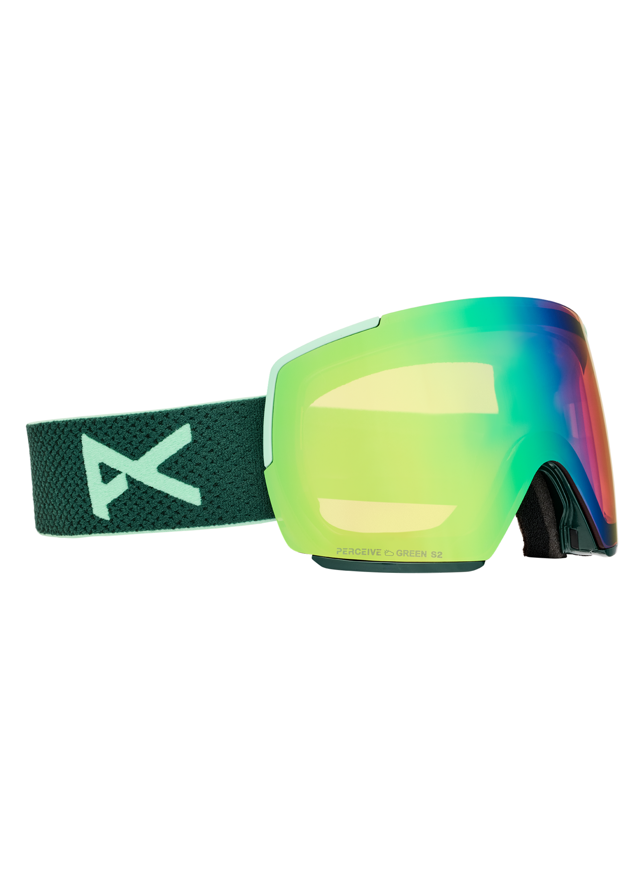 Product image of Anon M5 Goggles + Bonus Lens + MFI® Face Mask[Variant:Frame: Brunswick Green, Lens: Perceive Variable Green (22% / S2), Spare Lens: Perceive Cloudy Pink (53% / S1)]