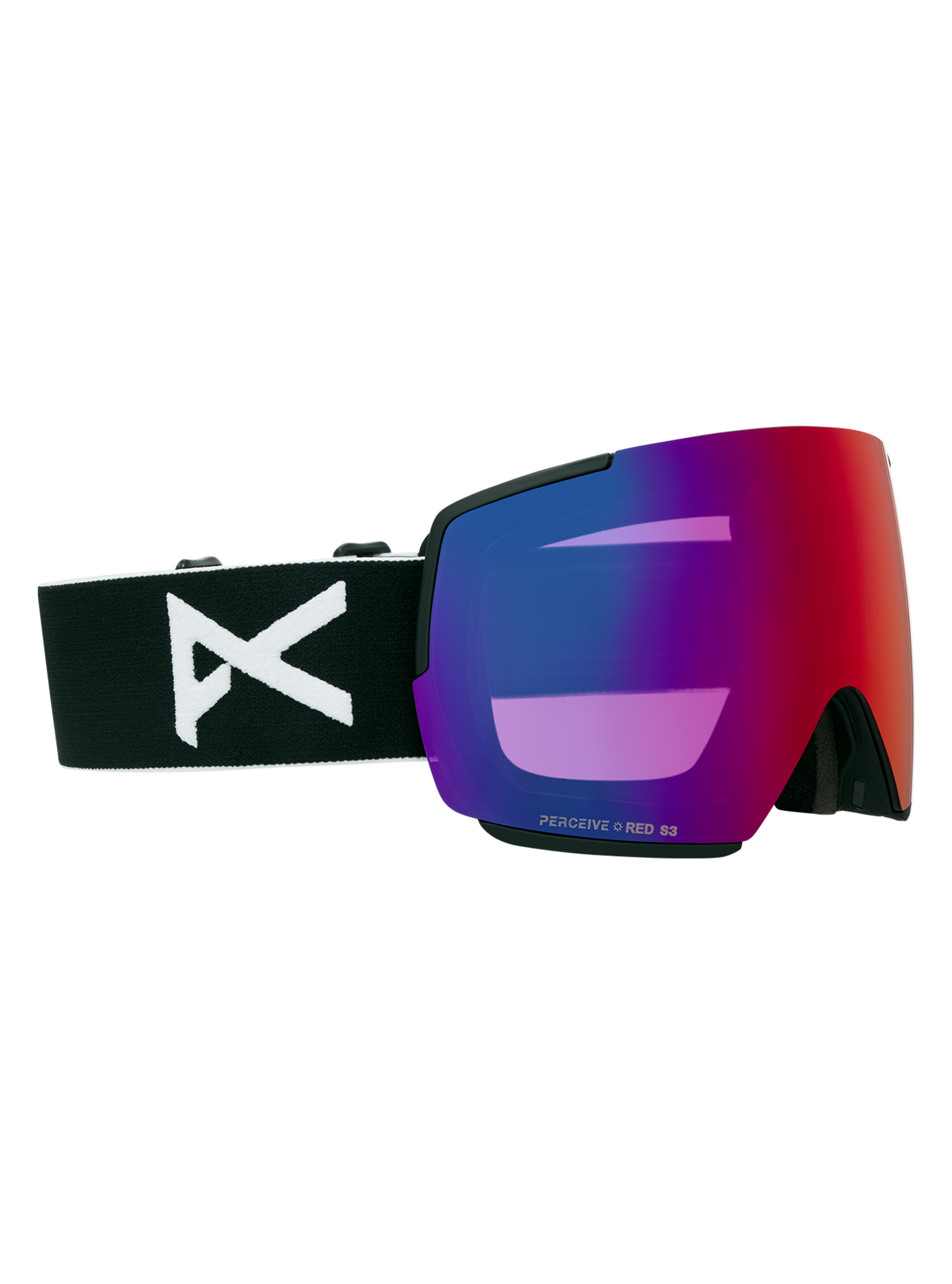 Product image of Anon M5 Goggles + Bonus Lens + MFI® Face Mask[Variant:Frame: Black, Lens: Perceive Sunny Red (14% / S3), Spare Lens: Perceive Cloudy Burst (59% / S1)]