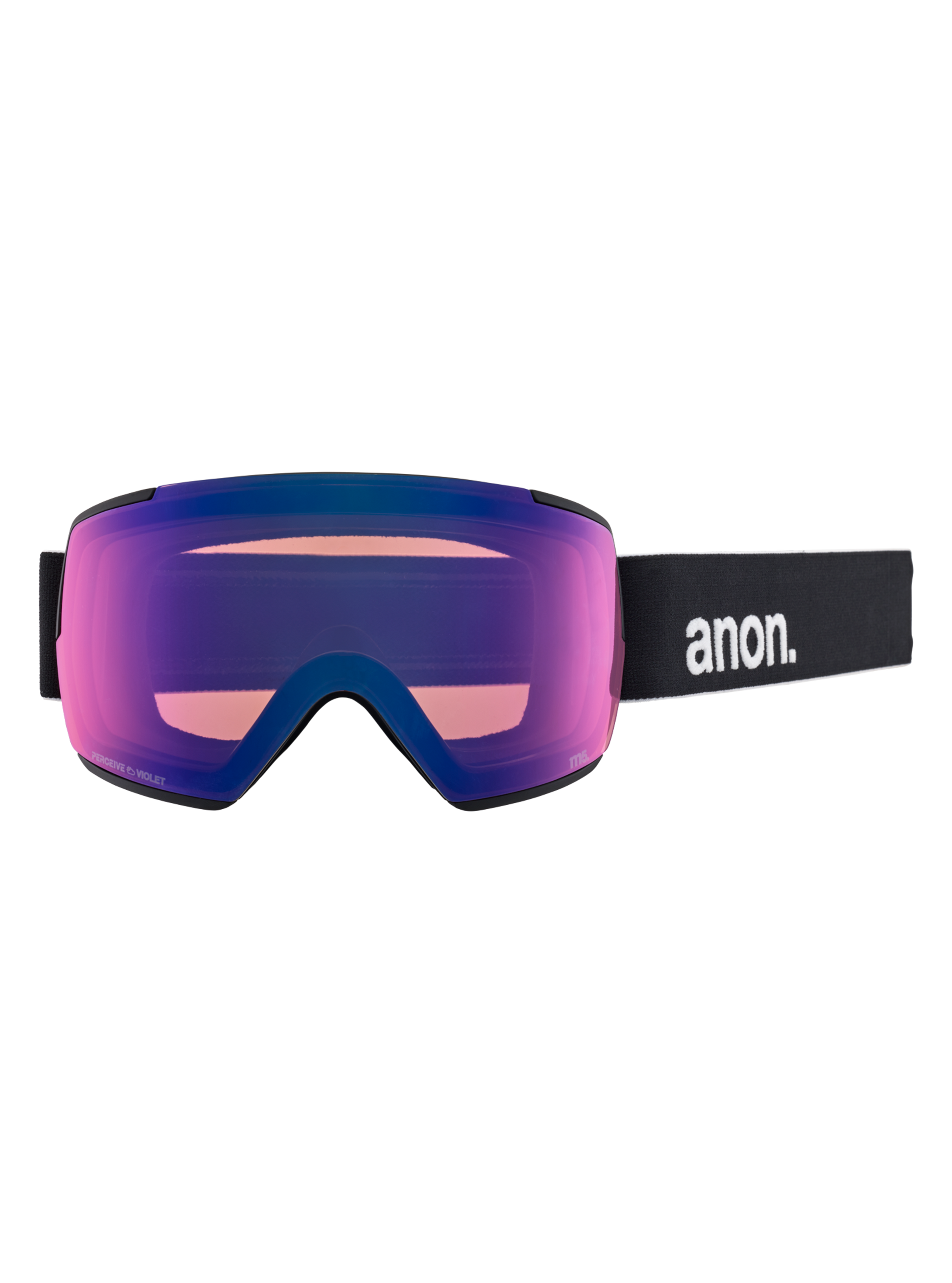 Product image of Anon M5 Low Bridge Fit Goggles + Polarized Perceive Lens[Variant: Frame: Black, Lens: Perceive Sunny Polarized Onyx (10% / S3), Spare Lens: Perceive Variable Violet (34% / S2)]
