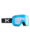 Product image of Anon M5S Low Bridge Fit Goggles + Bonus Lens + MFI® Face Mask[Variant:Frame: Black, Lens: Perceive Variable Blue (21% / S2), Spare Lens: Perceive Cloudy Pink (53% / S1)]